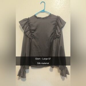 Black Silk Blouse